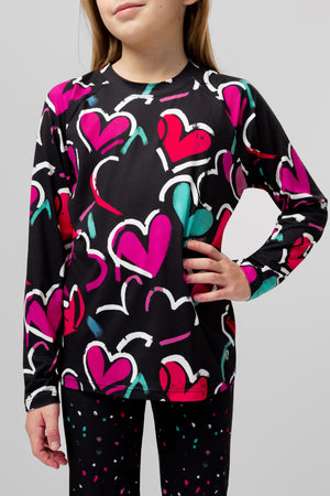 lelosi pijama pentru copii heartful 1