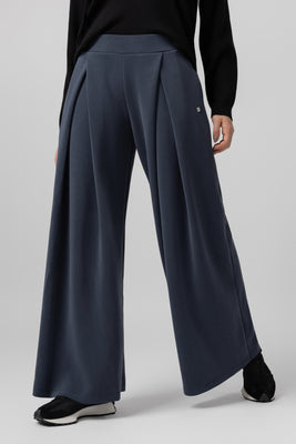 Pantaloni ChicLine Relaxed Azurea